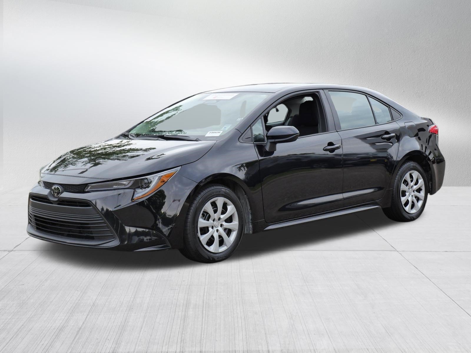 Certified Used 2025 Midnight Black Metallic Toyota LE image 3