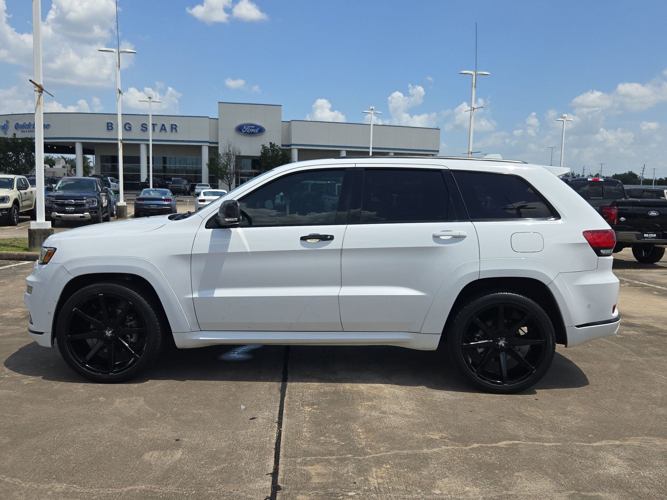Used 2021 Bright White Clearcoat Jeep Overland image 6