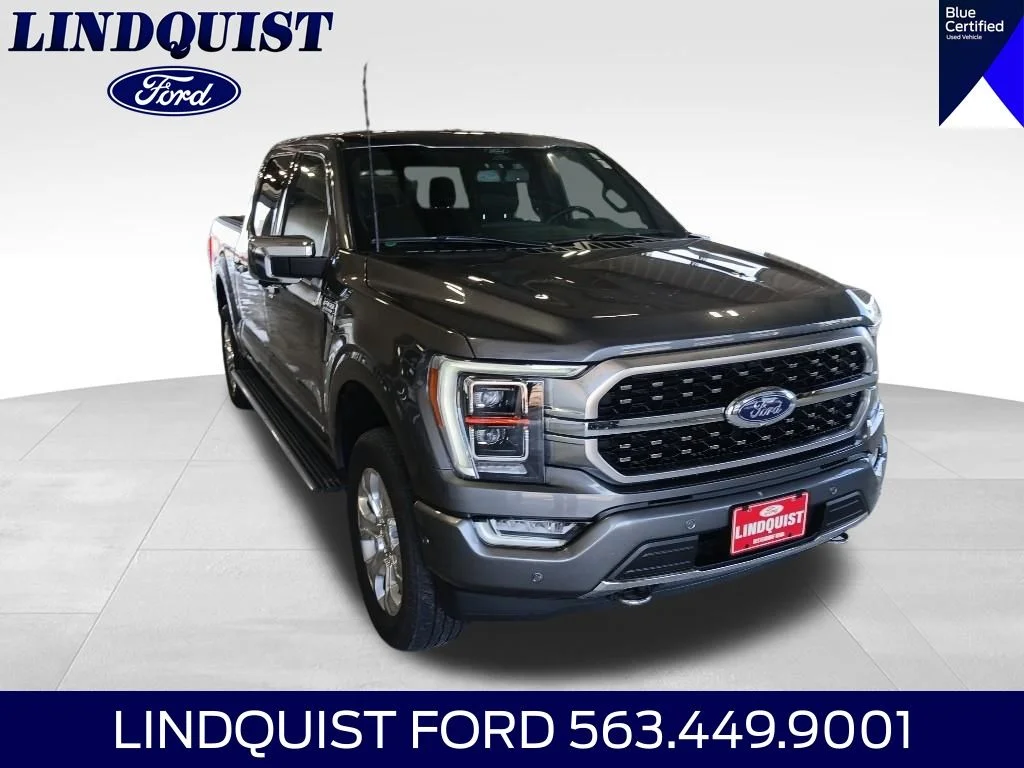 Certified Used 2022 Gray Metallic Ford Platinum image 4