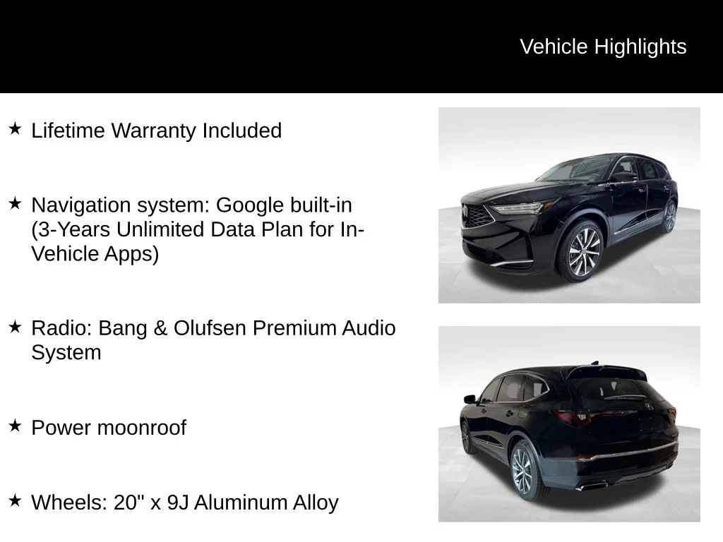 New 2026 Liquid Carbon Metallic Acura Technology Package image 5
