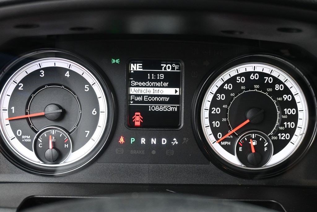 Used 2021 Flame Red Clearcoat Ram SLT image 14