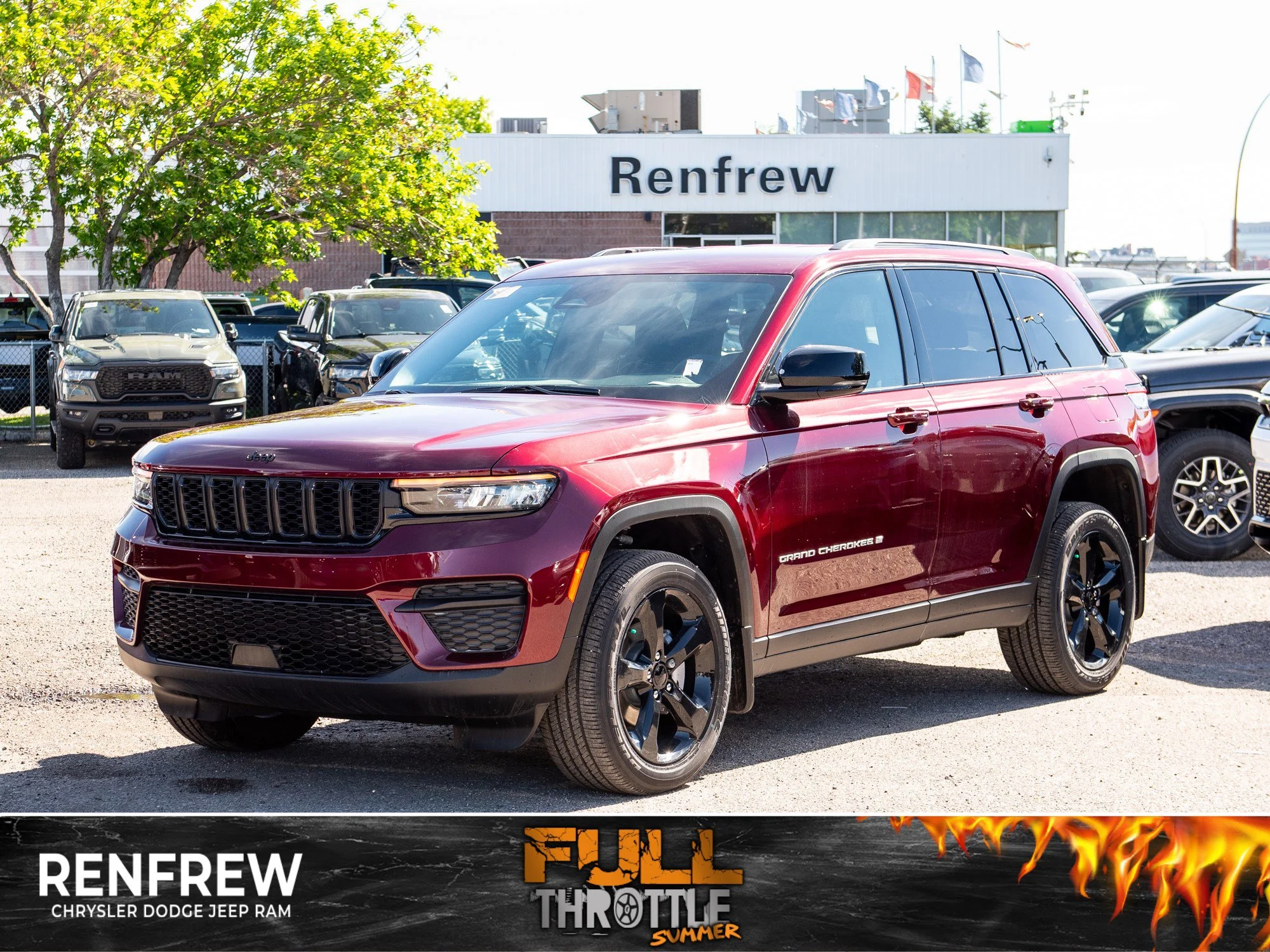 New 2025 Red Jeep Altitude* 4x4, Heated Leather, Wireless Charging Pad, Remote Start image 1