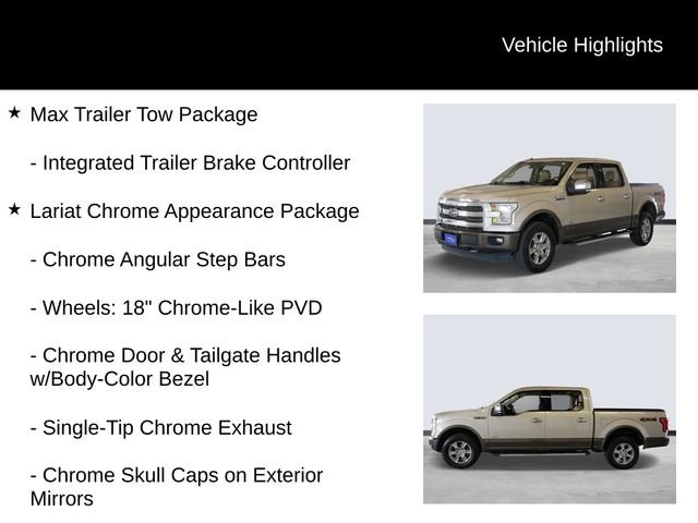 Used 2017 Gold Ford Lariat image 25