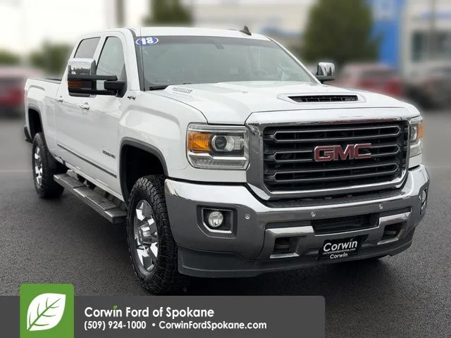 Used 2018 Summit White GMC SLT image 1