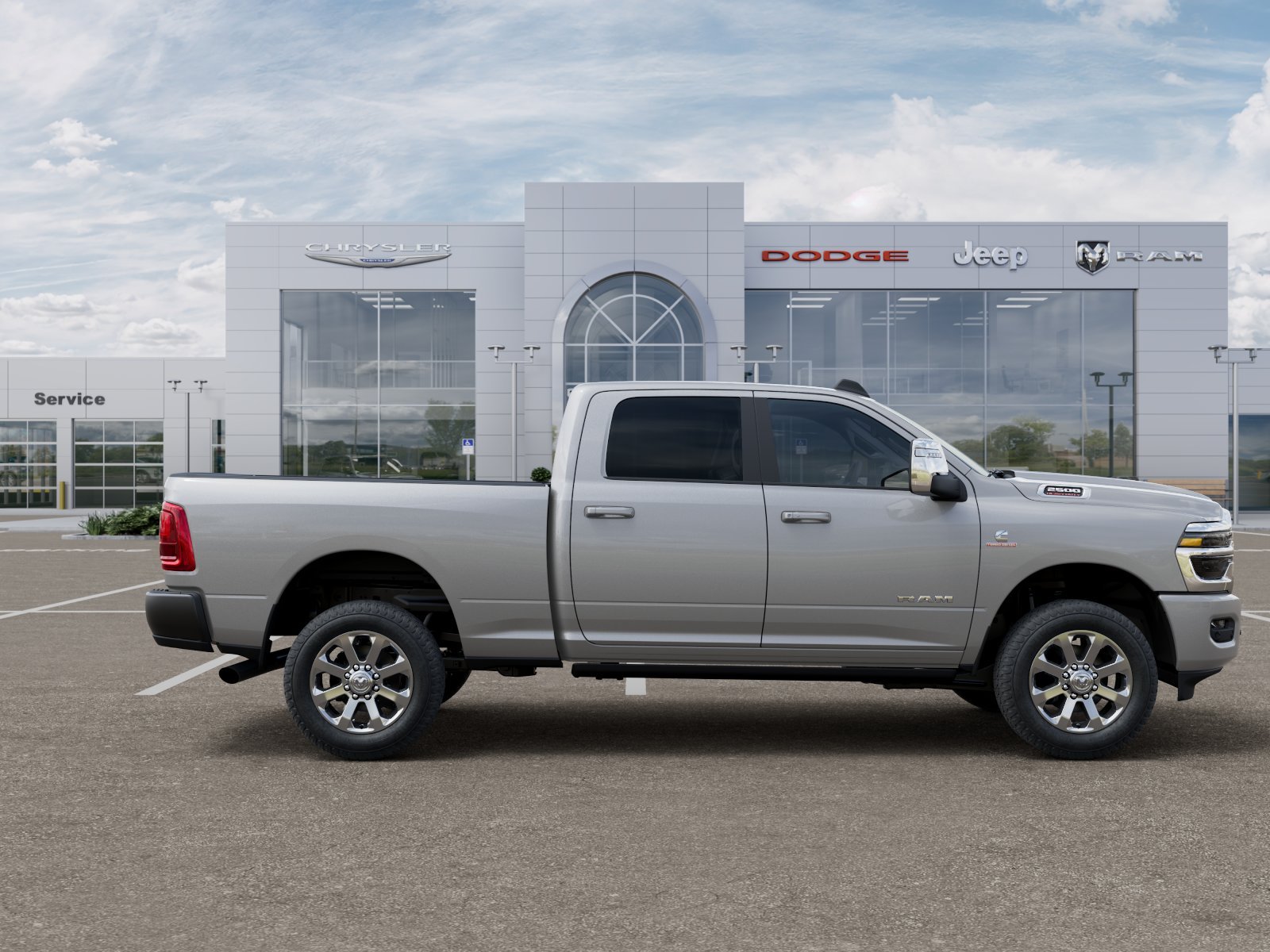 New 2026 Silver-Zynith Exterior Paint RAM Laramie image 33