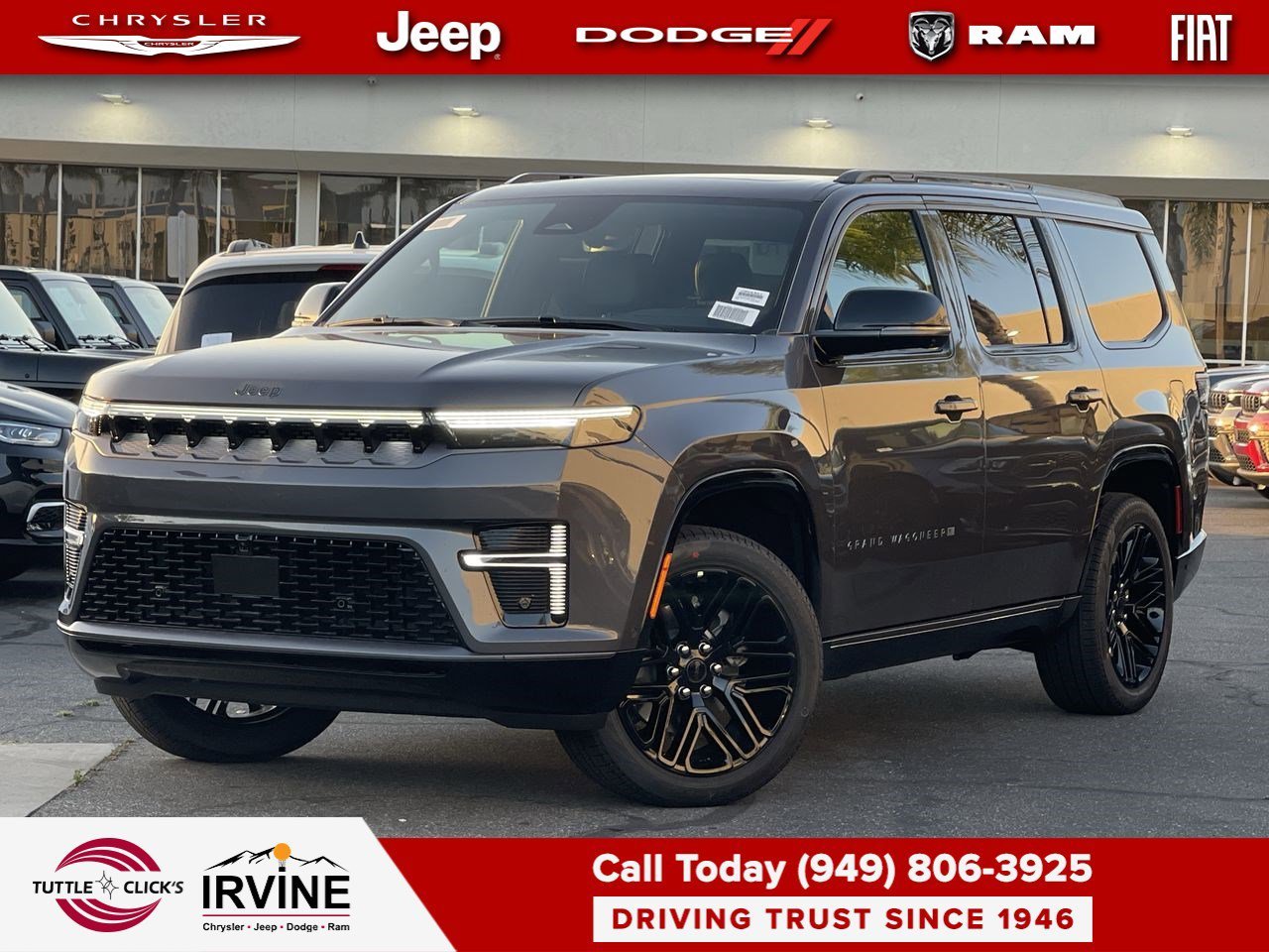 New 2026 Baltic-Gray Metallic Clear-Coat Exterior Paint Jeep Limited Reserve image 1