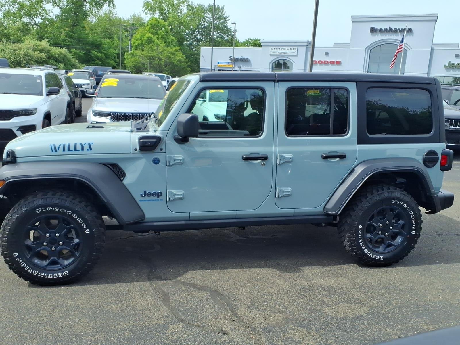 Used 2023 Gray Jeep Willys 4xe image 4
