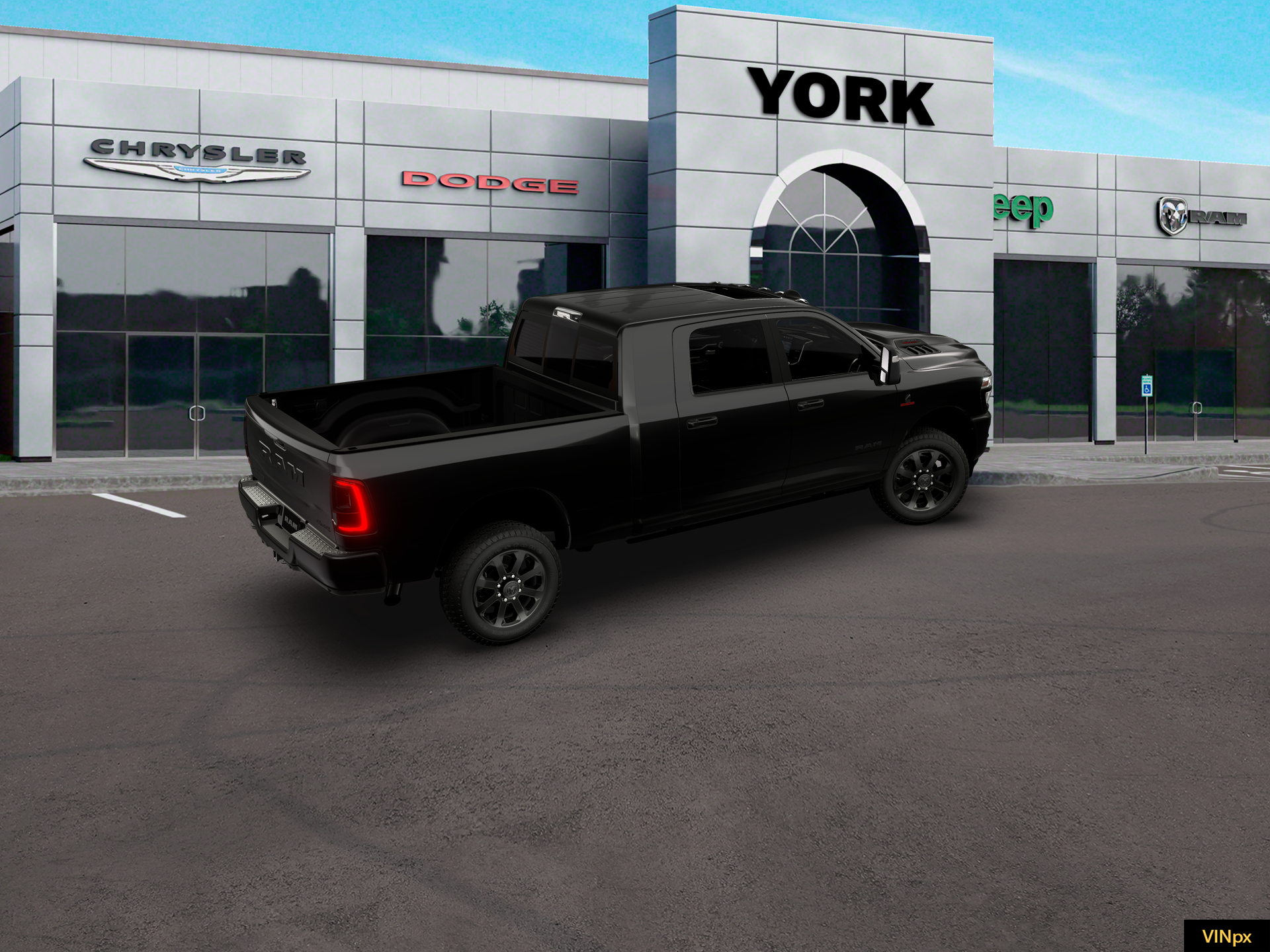 New 2026 Diamond Black Crystal Pearl-Coat Exterior Paint RAM LARAMIE image 20