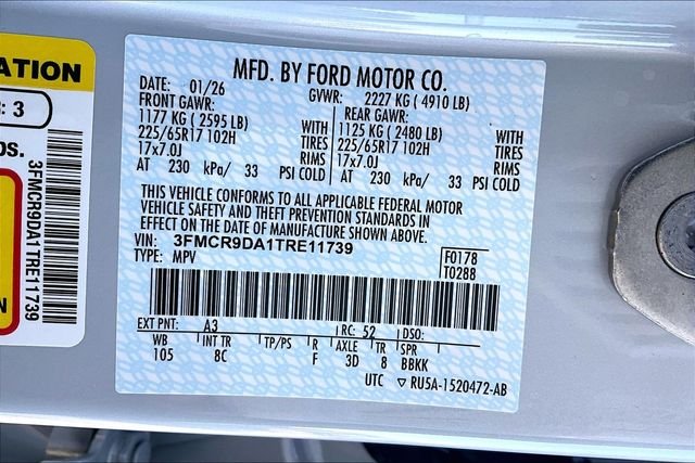 New 2026 Space White Metallic Ford Badlands image 12