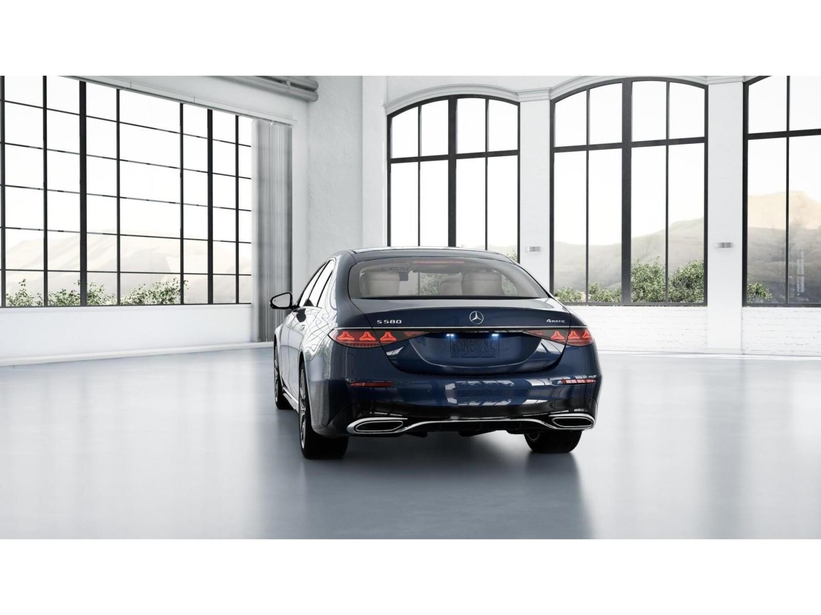 New 2027 Nautical Blue Metallic Mercedes-Benz S 580 4D Sedan 4MATIC® image 27