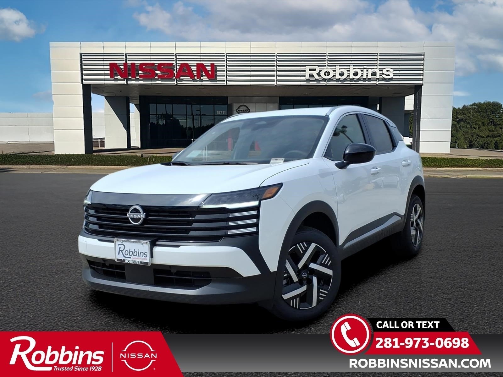 2026 Nissan Kicks SV White at Robbins Nissan