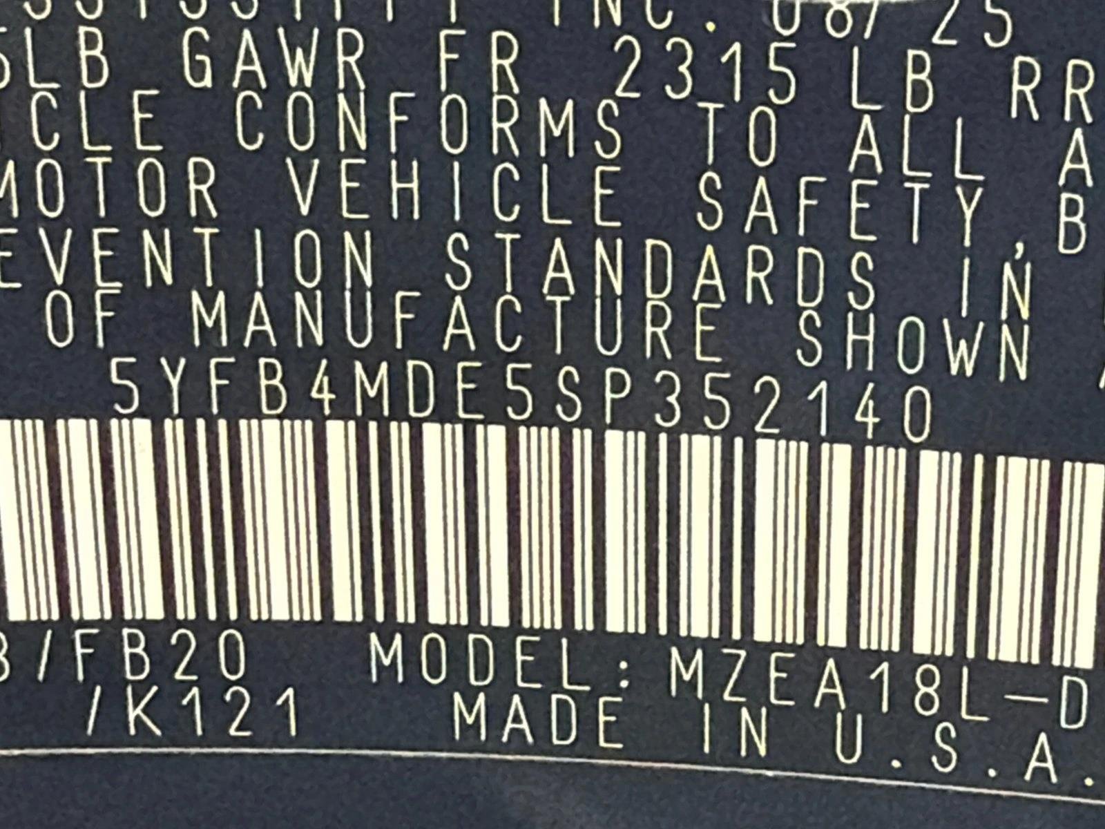 Certified Used 2025 Midnight Black Metallic Toyota LE image 27