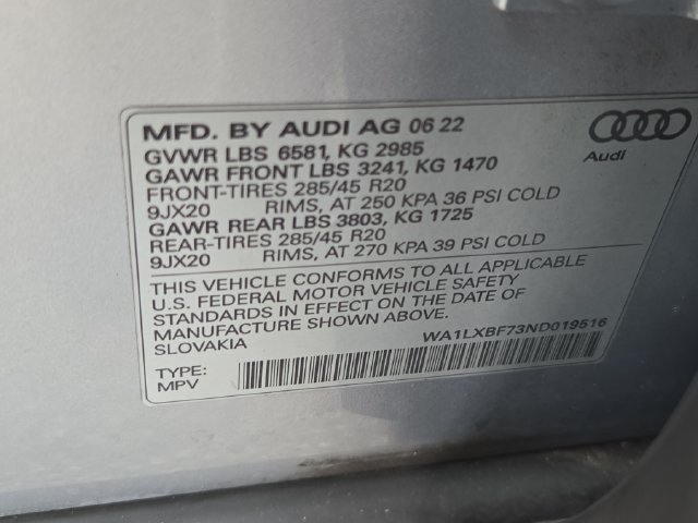 Used 2022 Silver Audi 55 Premium Plus image 7