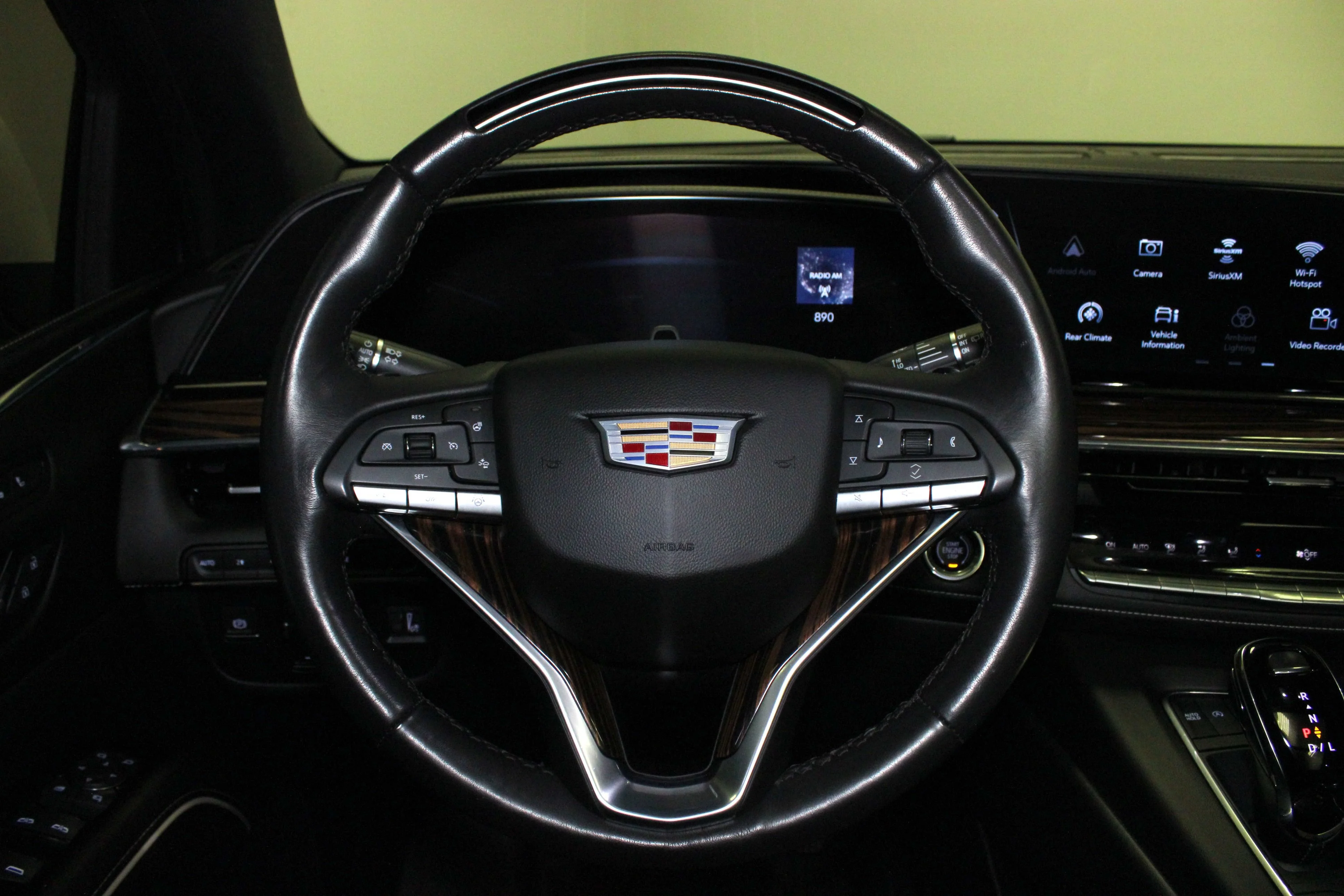 Used 2023 Crystal White Tricoat Cadillac Premium image 24