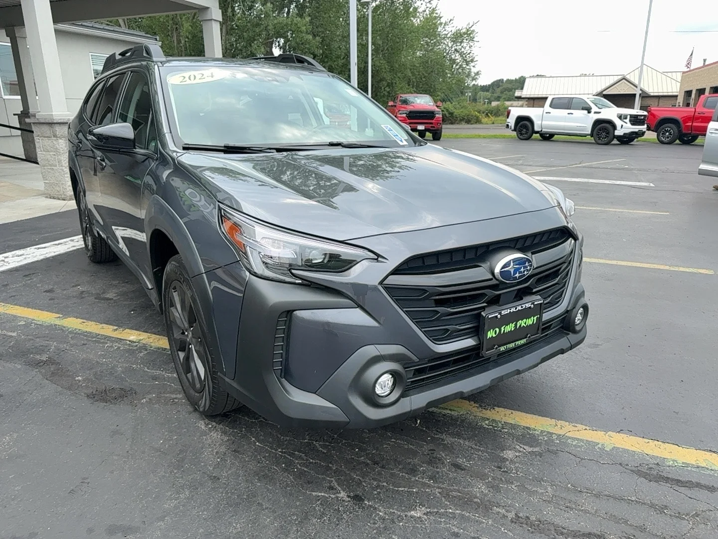 Used 2024 Magnetite Gray Metallic Subaru Onyx Edition image 8