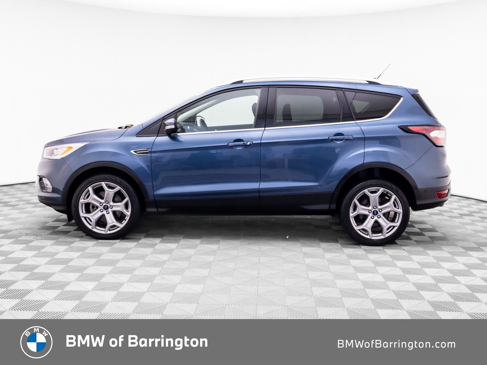 Used 2018 Blue Ford Titanium image 2