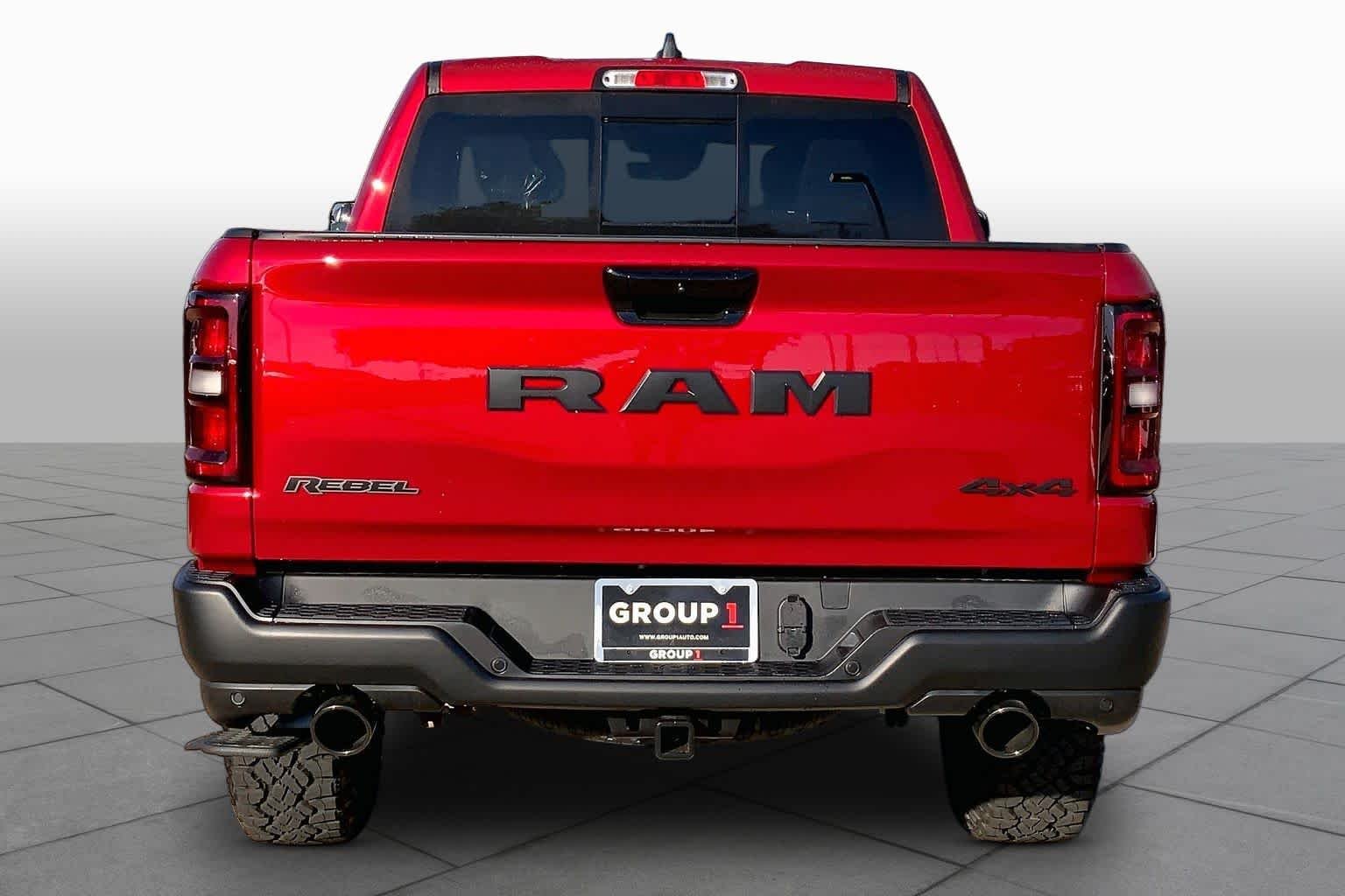 New 2026 Molten Red Pearl-Coat Exterior Paint RAM Rebel image 4