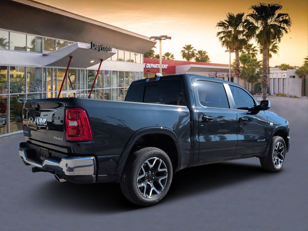New 2026 Forged Blue Metallic RAM Laramie image 3