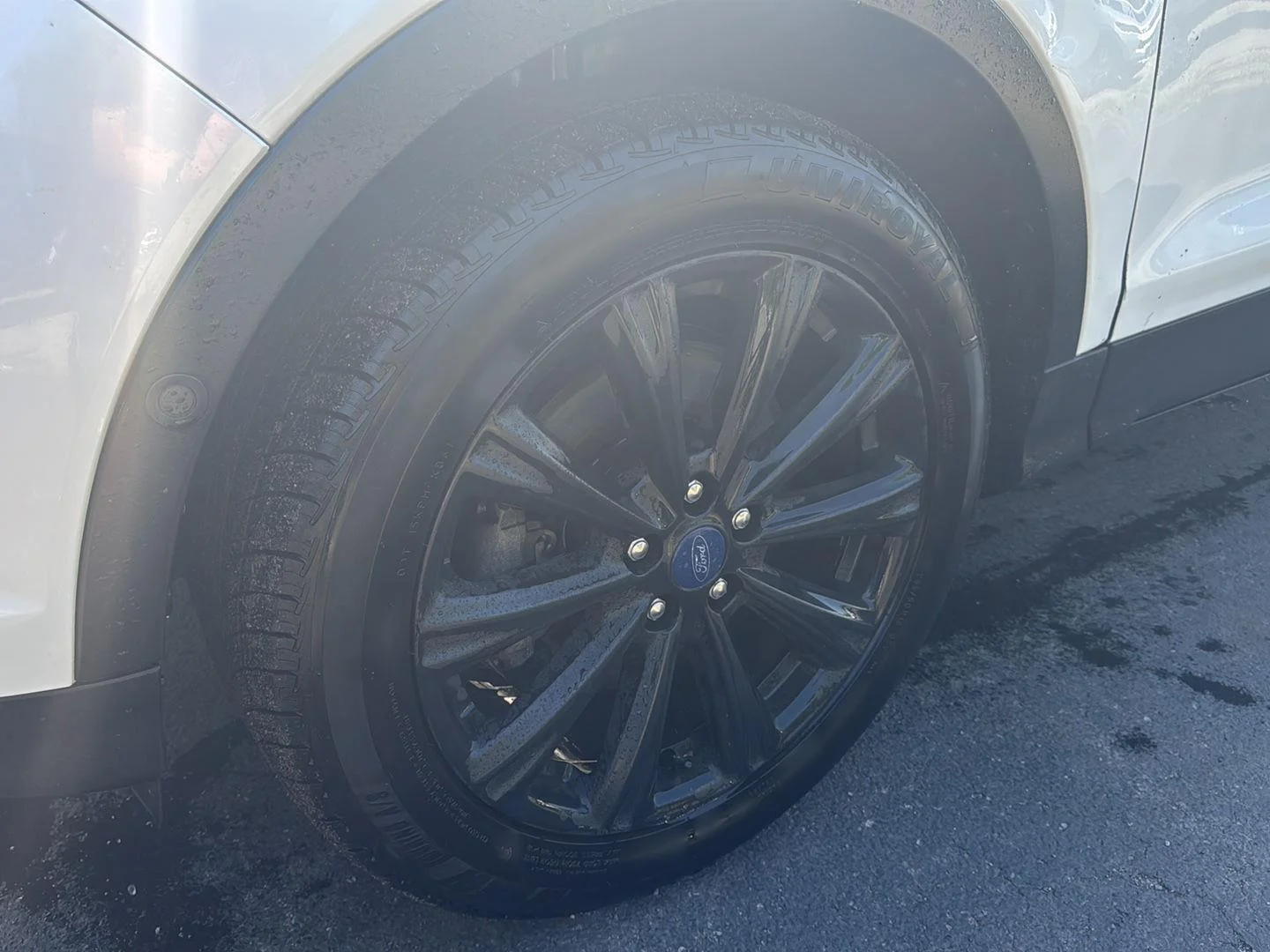 Used 2017 White Platinum Metallic Tri-Coat Ford Titanium image 8
