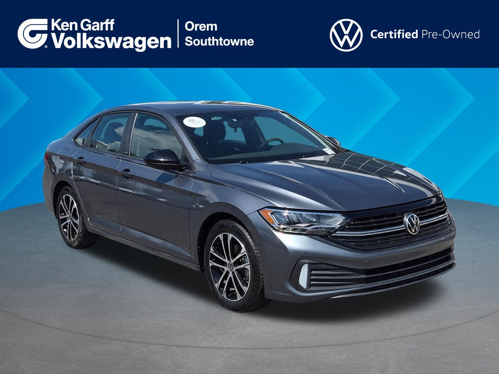 Certified Used 2023 Pyrite Silver Metallic Volkswagen Sport image 1