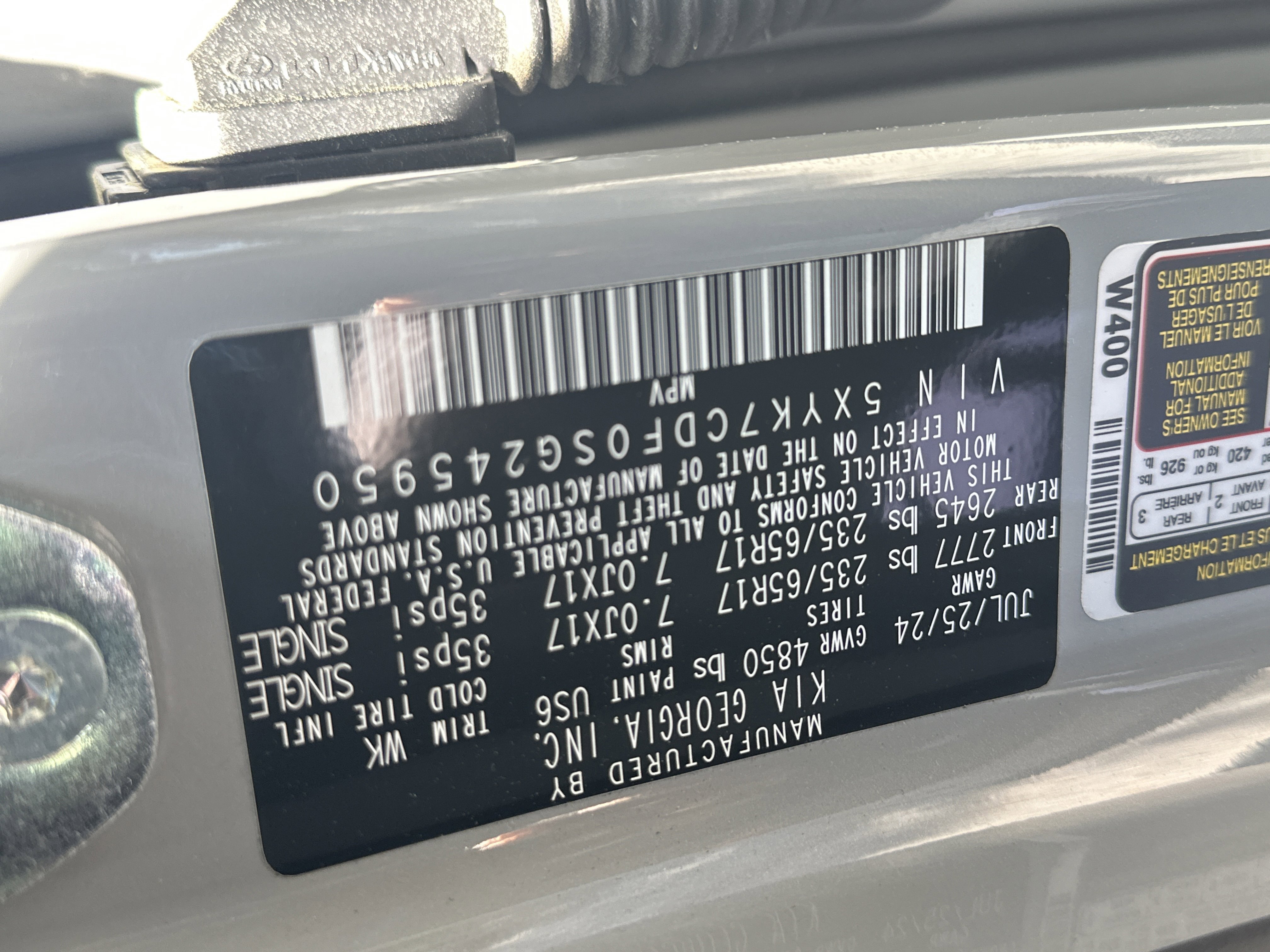 Used 2025 Wolf Gray/Ebony Black Roof Kia X-Pro image 39