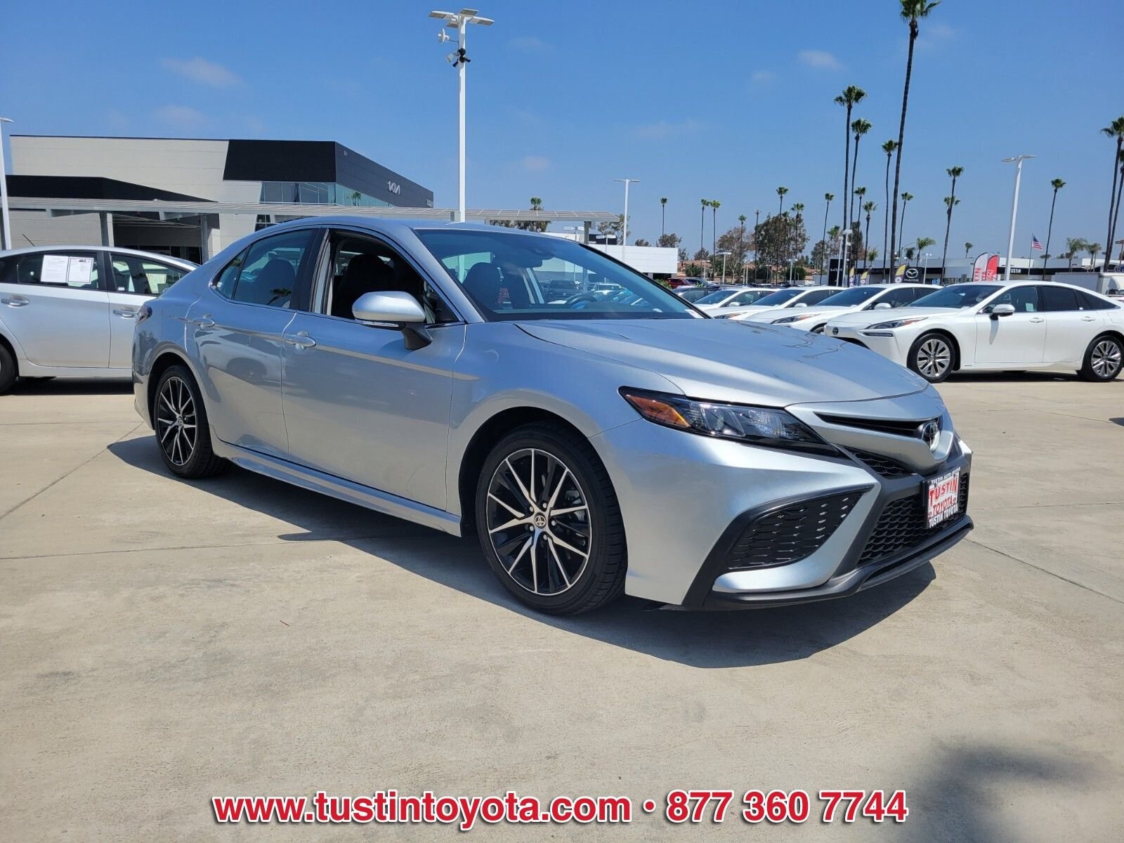 Certified Used 2024 Silver Toyota SE image 2