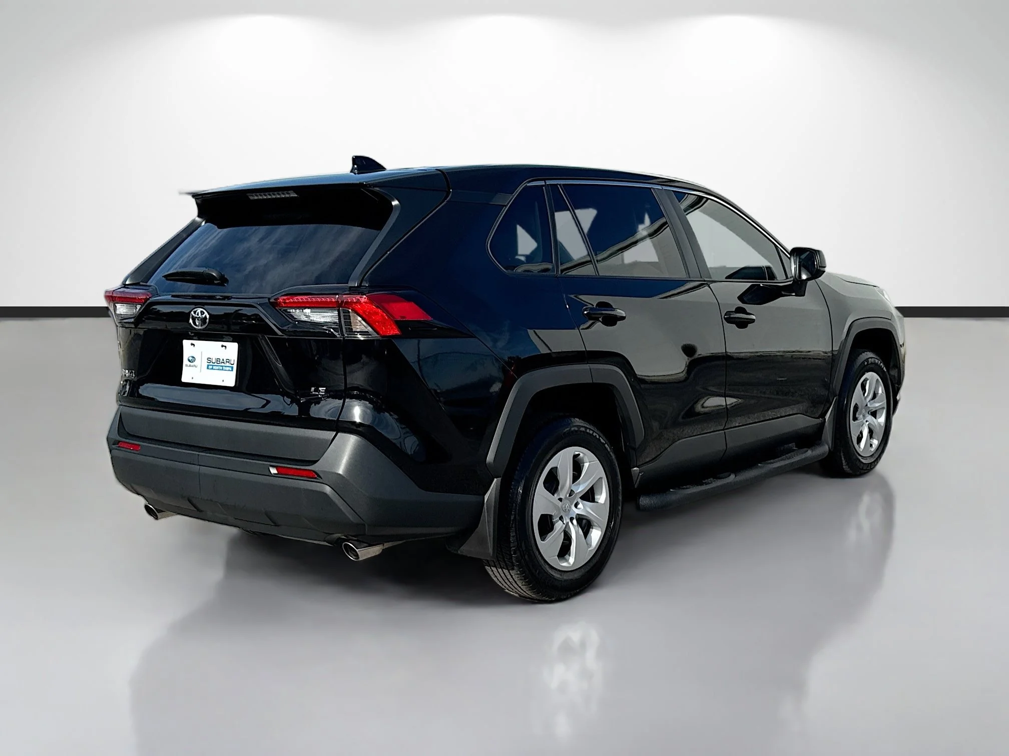 Used 2025 Midnight Black Metallic Toyota LE image 3