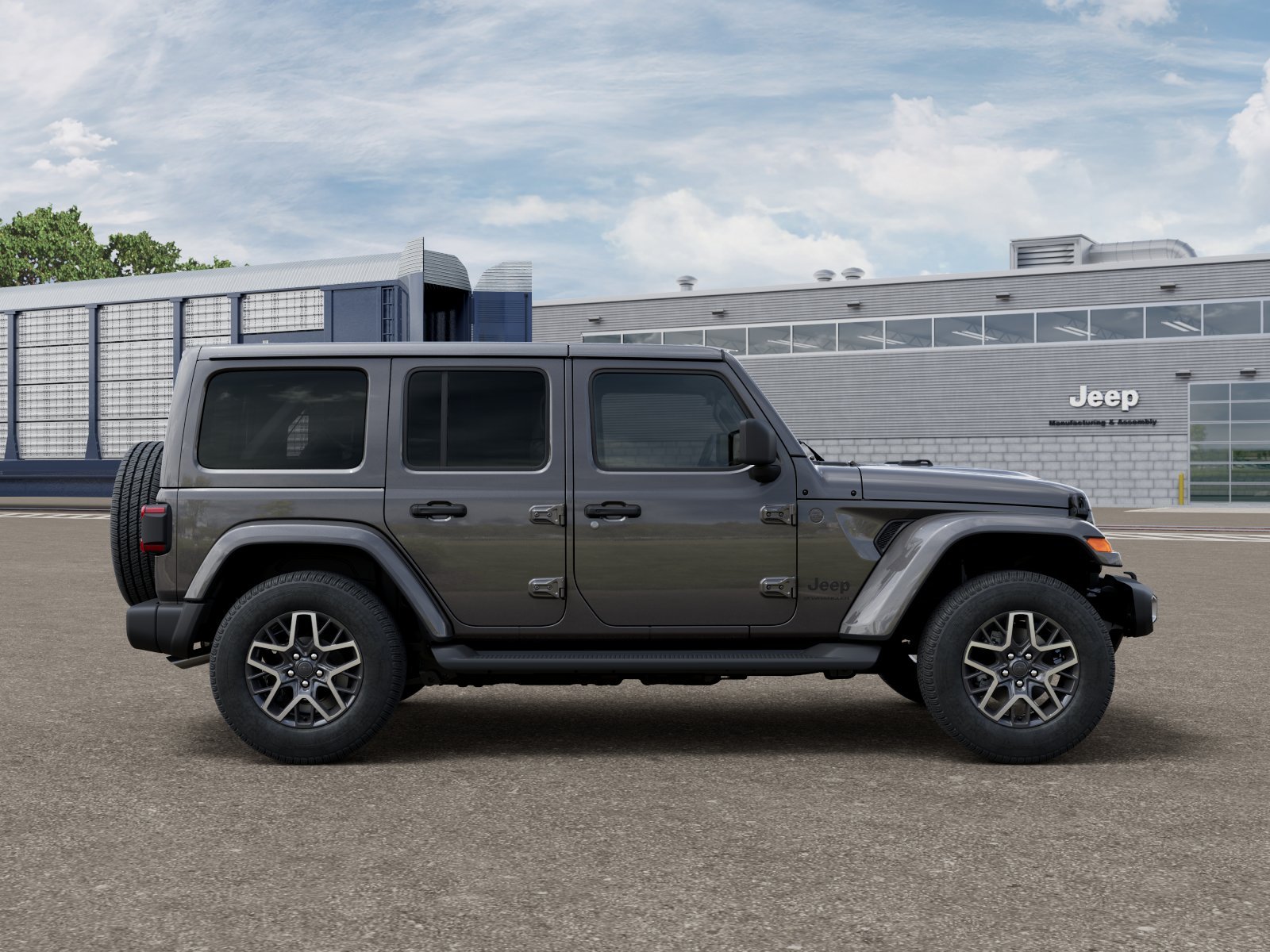 New 2026 Granite Crystal Metallic Clear-Coat Exterior Paint Jeep Sahara image 29