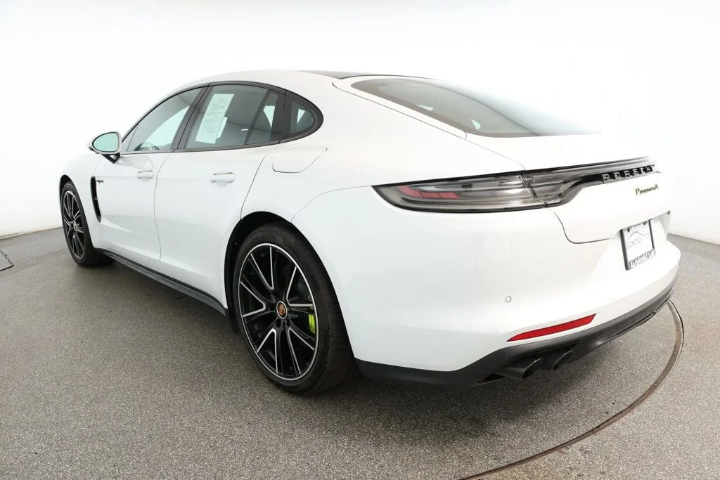 Used 2023 Carrara White Metallic Porsche 4 E-Hybrid Platinum Edition AWD w/ 21