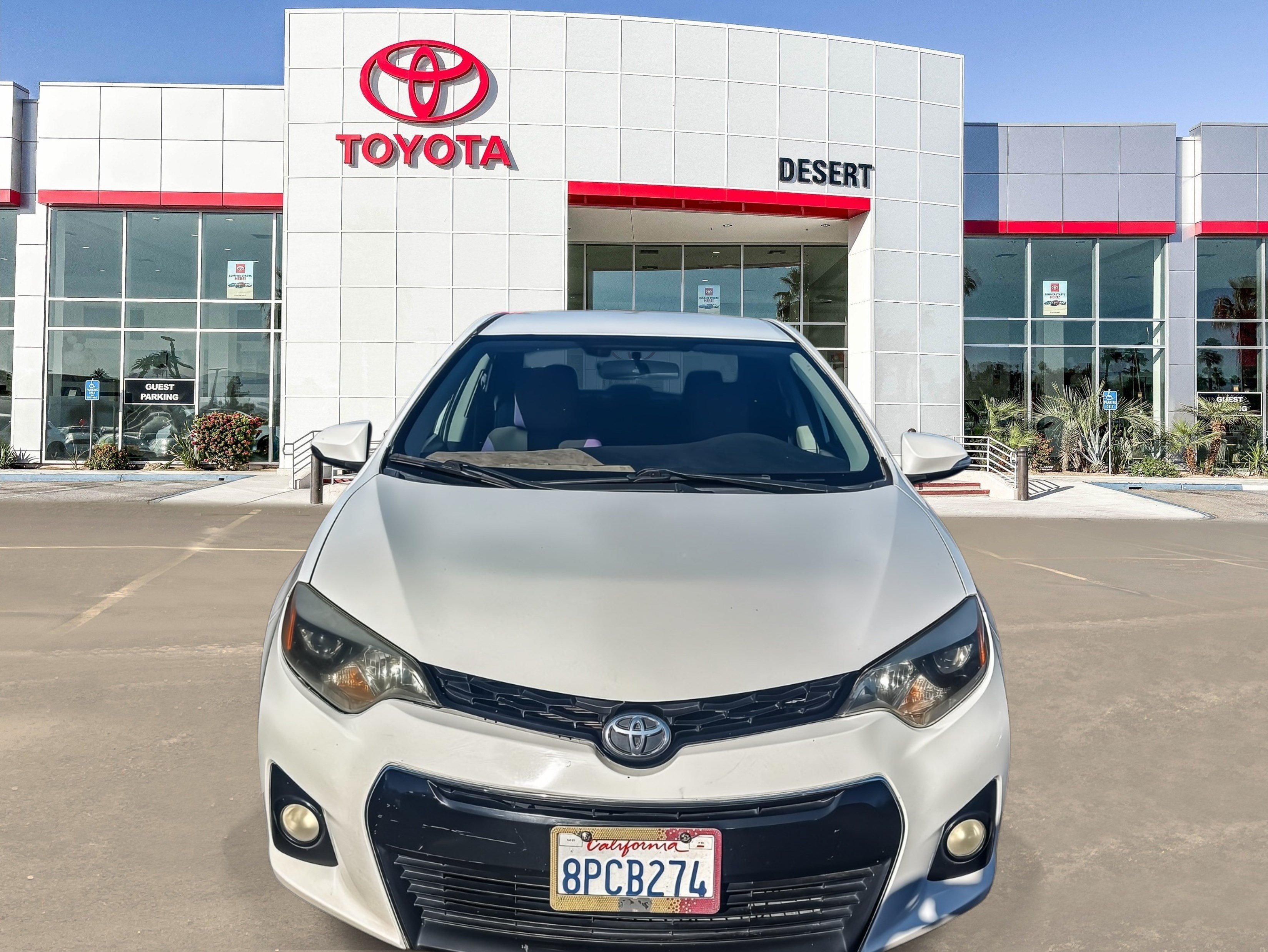 Used 2015 Toyota Corolla S Plus with VIN 5YFBURHE4FP338369 for sale in Cathedral City, CA