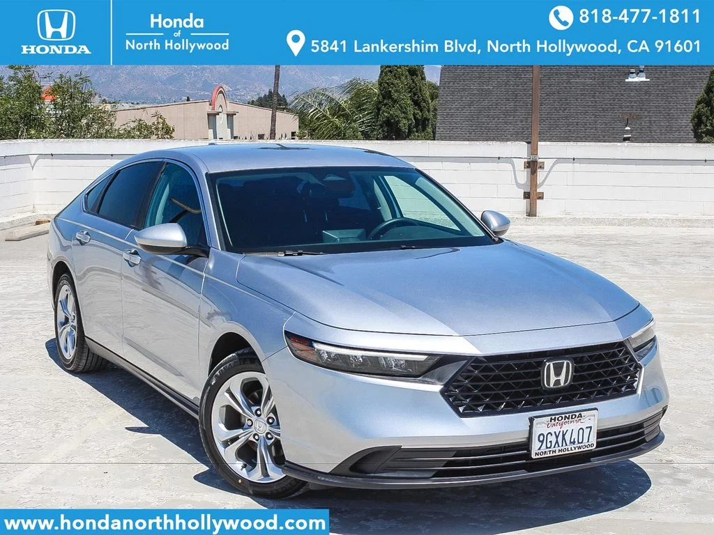 Certified Used 2023 Lunar Silver Metallic Honda LX image 1