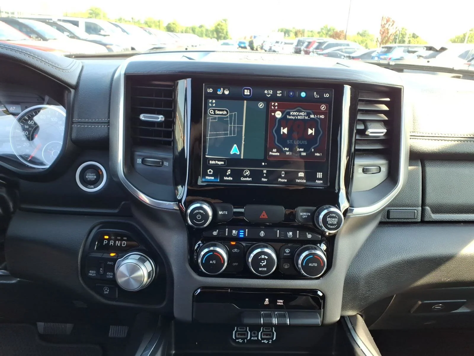 Used 2024 Flame Red Clearcoat Ram Laramie image 10