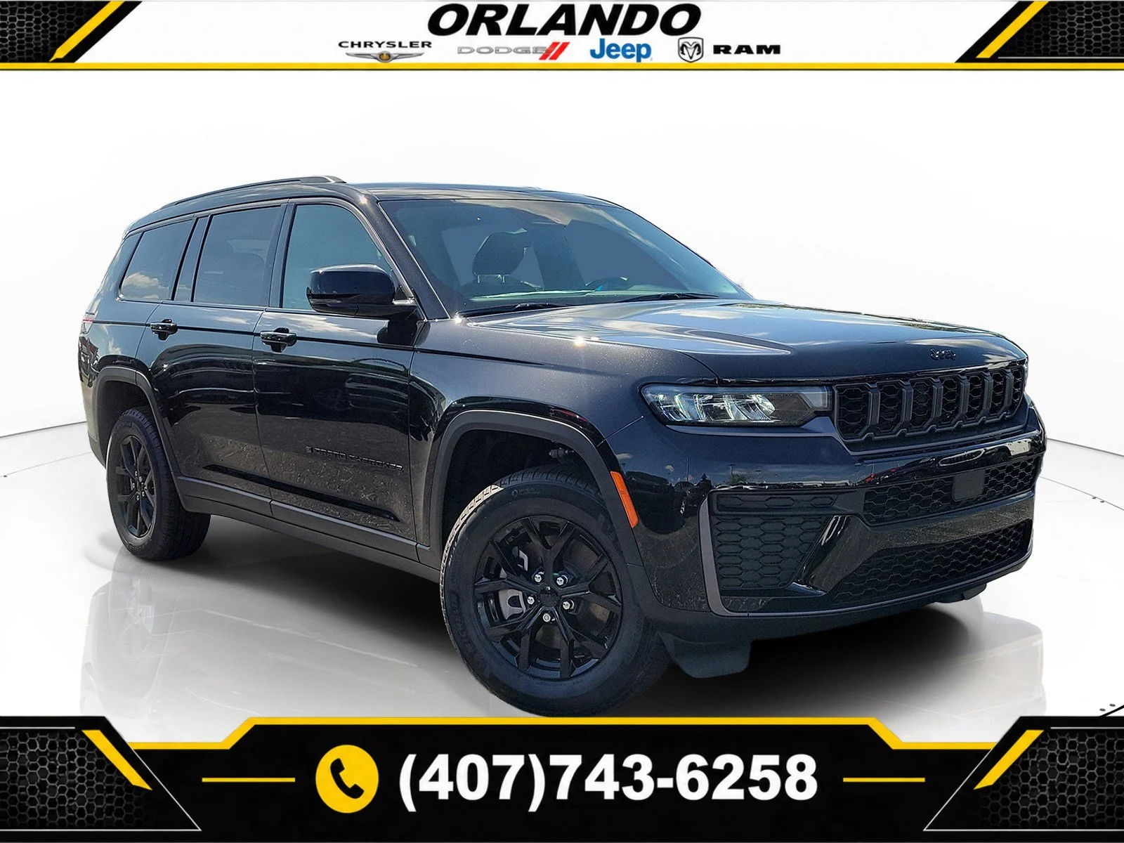 New 2026 Diamond Black Crystal Pearlcoat Jeep Altitude image 1