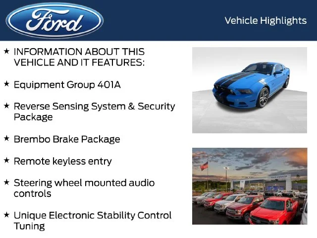 Used 2014 Blue Ford GT Premium image 4