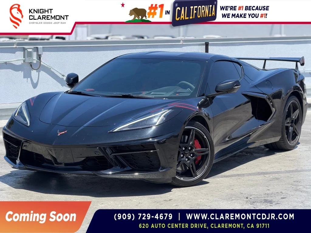 Used 2020 Black Chevrolet Stingray image 1