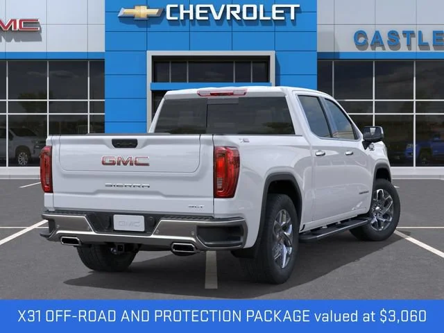 New 2026 Glacier White Tricoat GMC SLT image 4