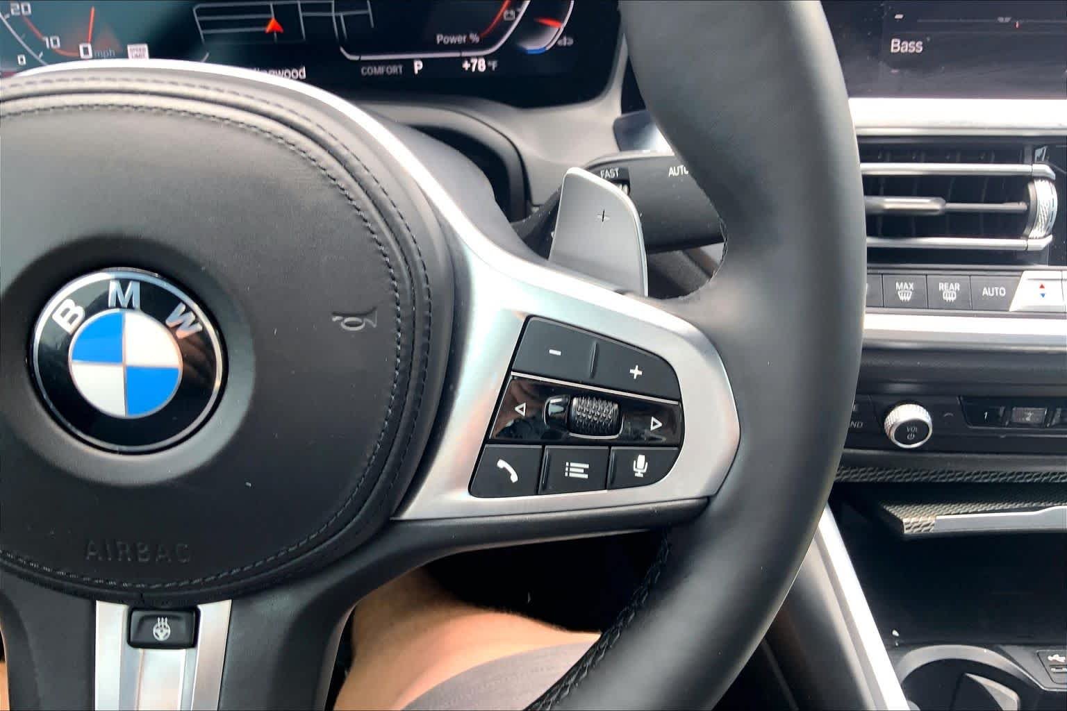 Used 2021 Black Sapphire Metallic BMW M340i image 24