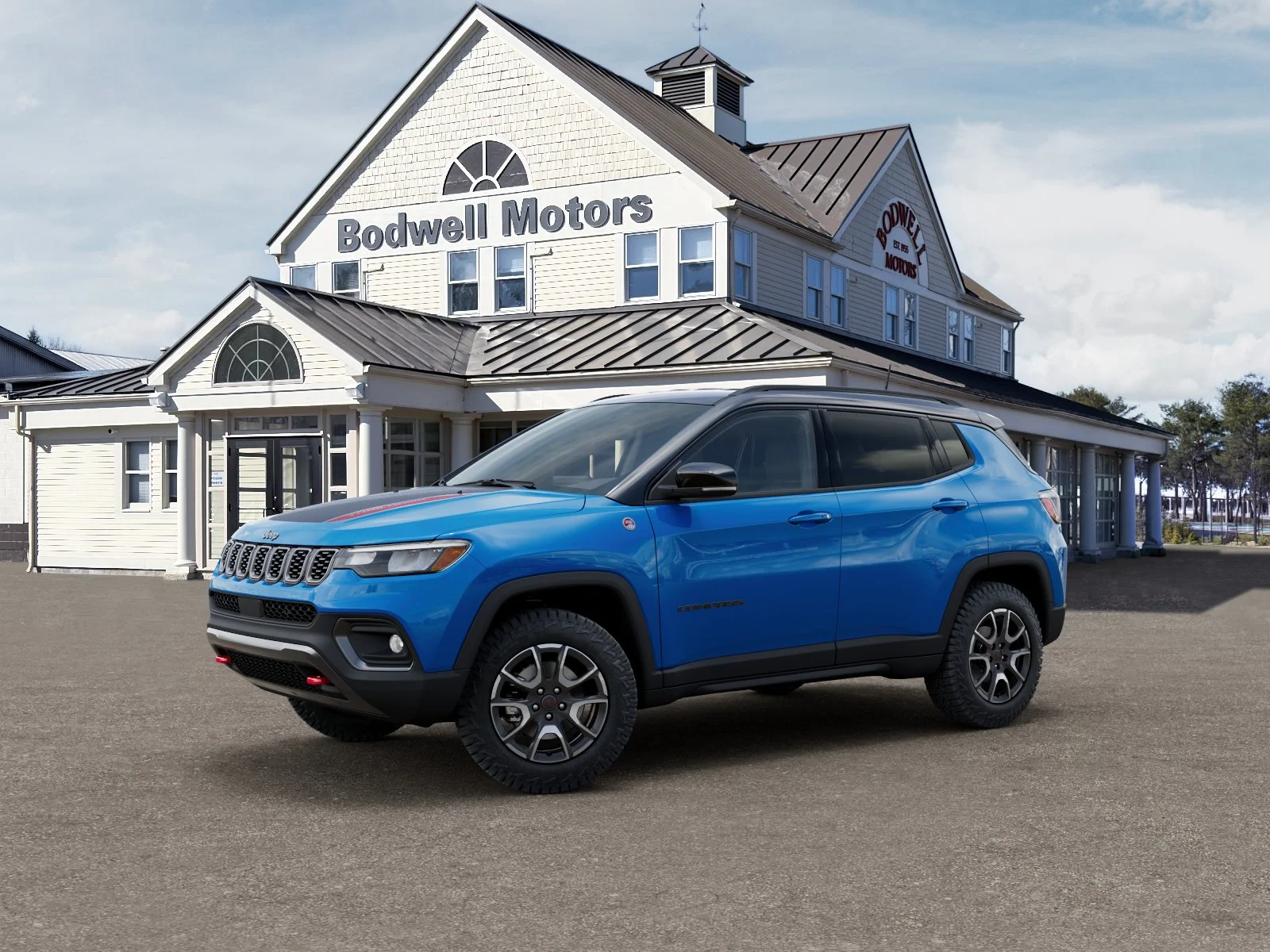 New 2026 Hydro Blue Pearl-Coat Exterior Paint Jeep Trailhawk image 28