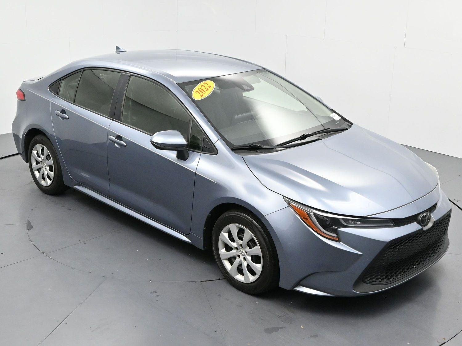 Used 2022 Celestite Gray Metallic Toyota LE image 33