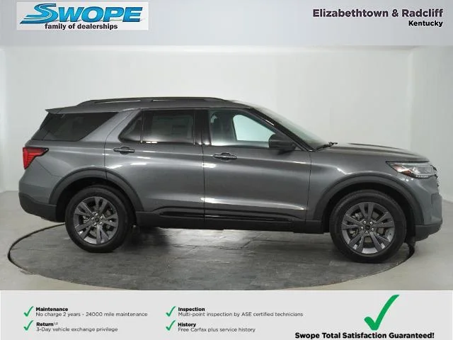 New 2026 Carbonized Gray Metallic Ford Active image 2