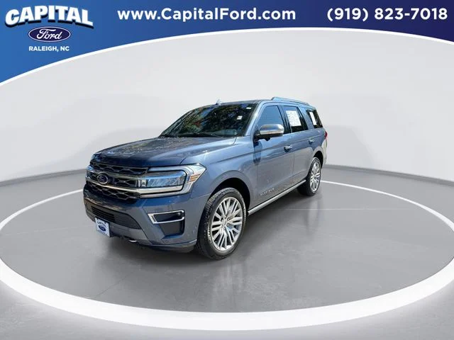 Used 2022 Blue Ford Platinum image 4
