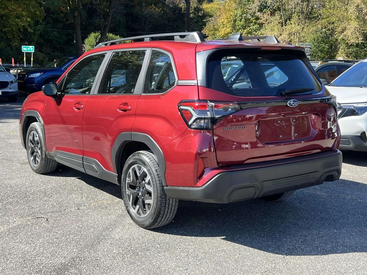 Used 2025 Crimson Red Pearl Subaru Base image 3