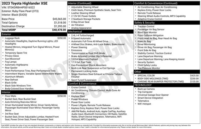 Used 2023 Pearl Toyota XSE image 7