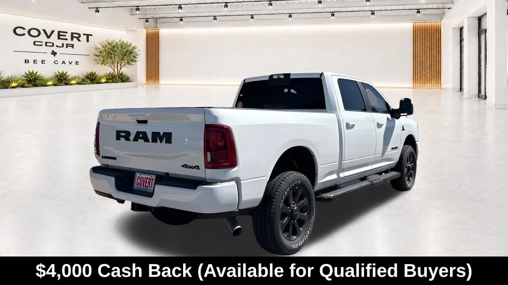 New 2026 Bright White Clear-Coat Exterior Paint RAM Laramie image 10