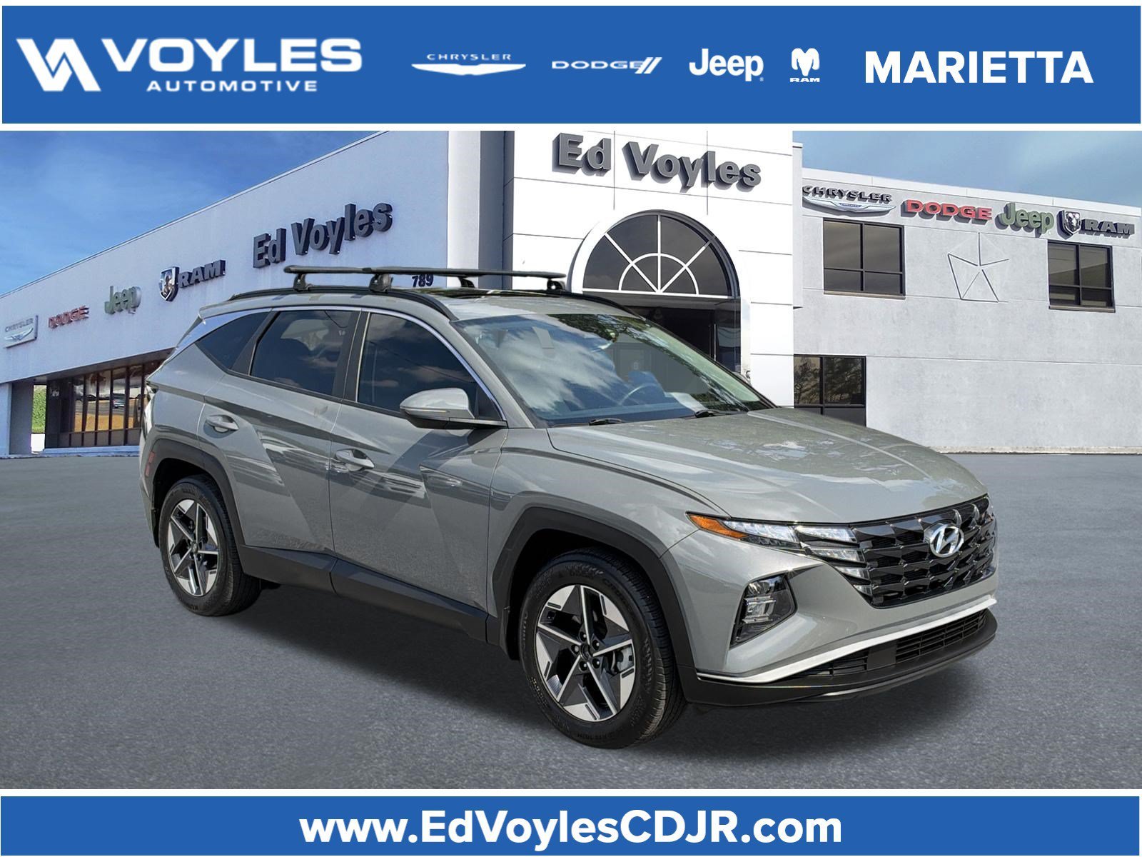 Used 2024 Hampton Gray Hyundai SEL image 1