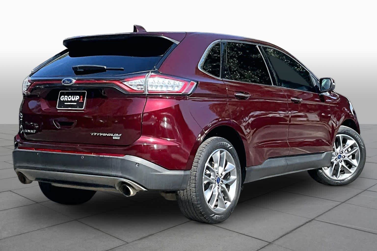 Used 2017 Burgundy Velvet Metallic Tinted Clearcoat Ford Titanium image 13
