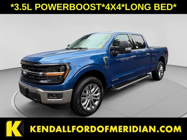 Certified Used 2024 Atlas Blue Metallic Ford XLT image 1