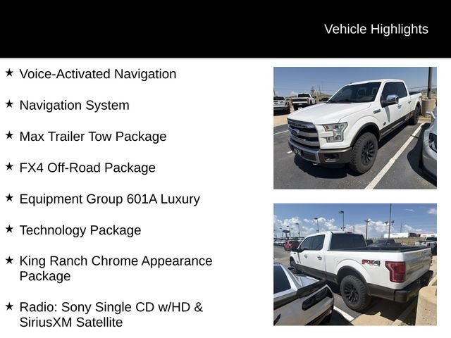 Used 2016 White Ford King Ranch image 8