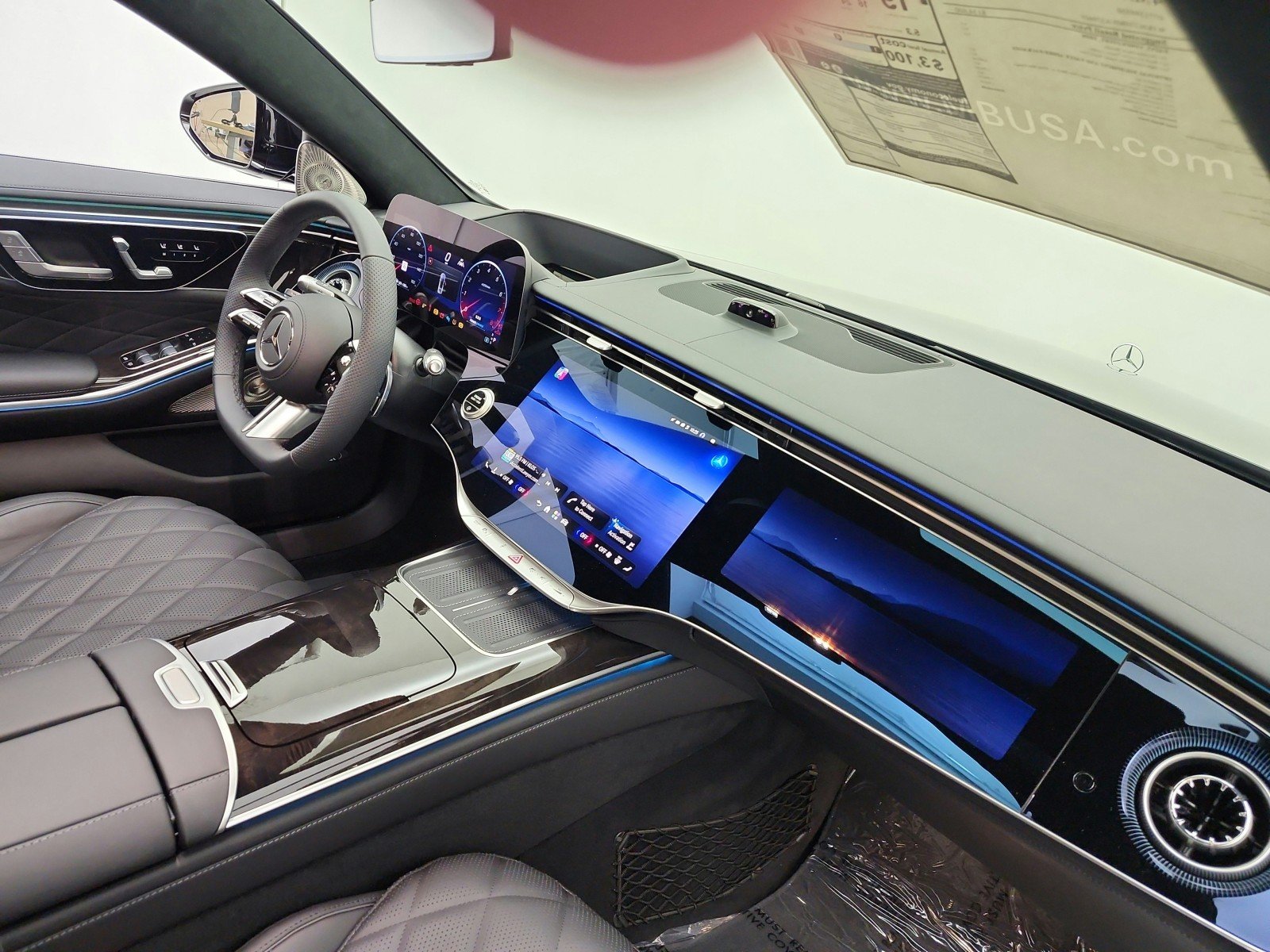 New 2027 Obsidian Black Metallic Mercedes-Benz S 580 4MATIC® Sedan image 14