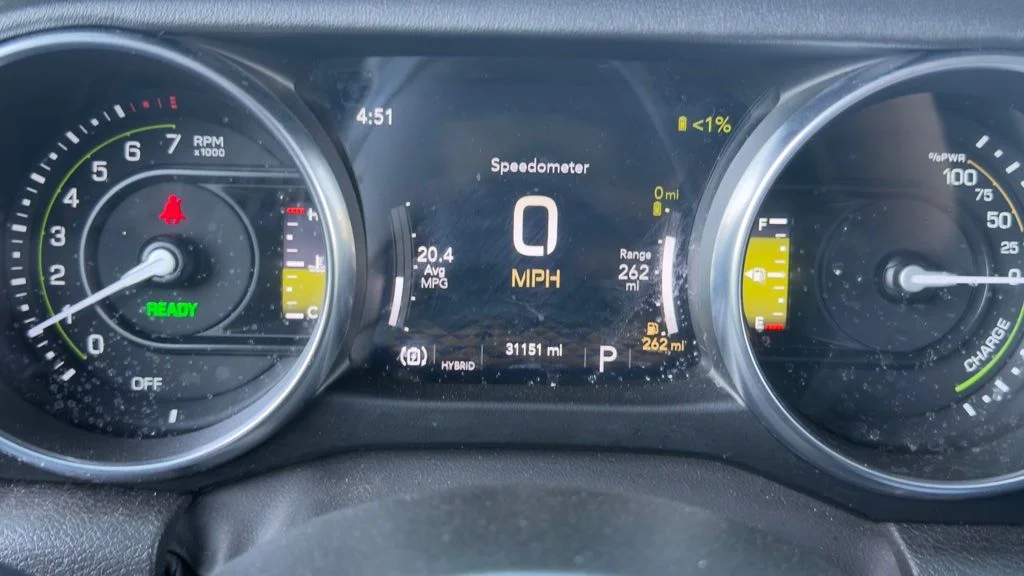 Used 2023 Gray Jeep Sahara 4xe image 12